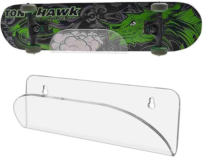 BiJun Skateboard Wall Mount Display Rack Skateboard Hanger Wall Mount Deck by BiJun