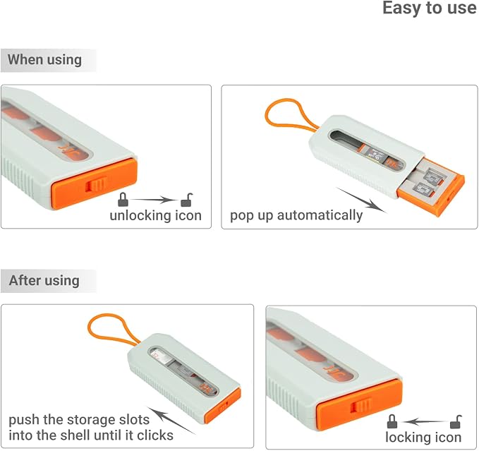 Portable 18 Slots Memory Card Case - Image 4