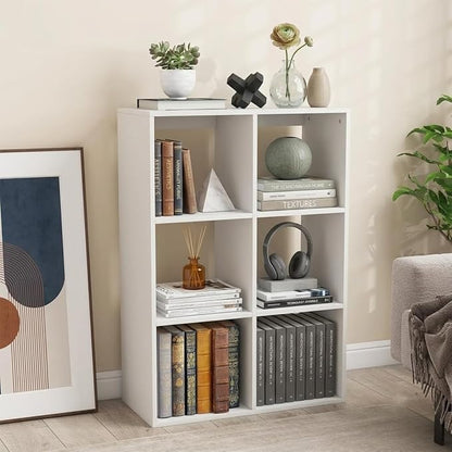 POWERSTONE 3 Cube Storage Organizer Set of 2, 3 Tier Cubby Bookshelf - Image 2
