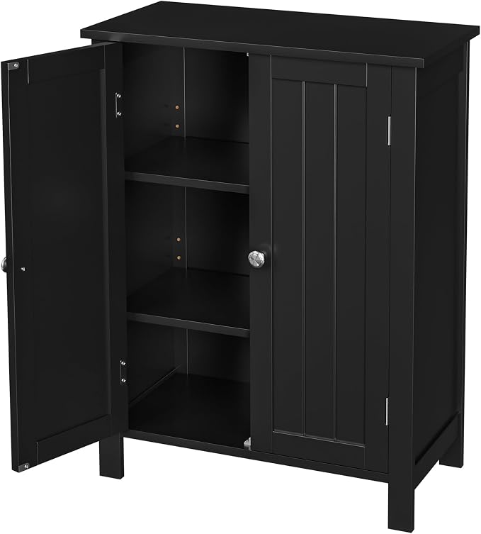 SUPER DEAL Modern Bathroom Floor Storage Cabinet by Superdeal