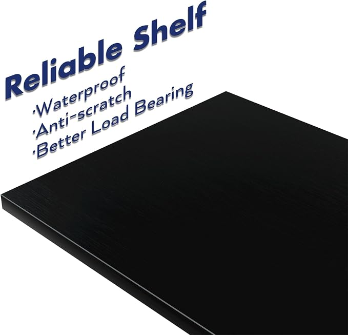 NUMENN Bookshelf, 6 Tier Freestanding Shelving Unit, Falling Prevention Baffle - Image 6