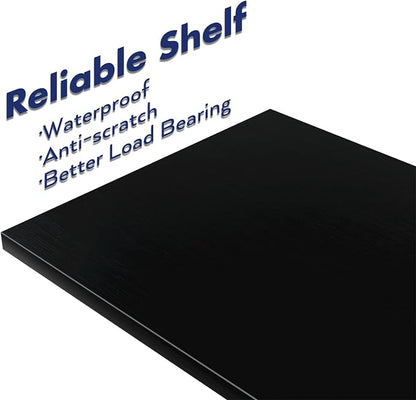 NUMENN Bookshelf, 6 Tier Freestanding Shelving Unit, Falling Prevention Baffle - Image 6
