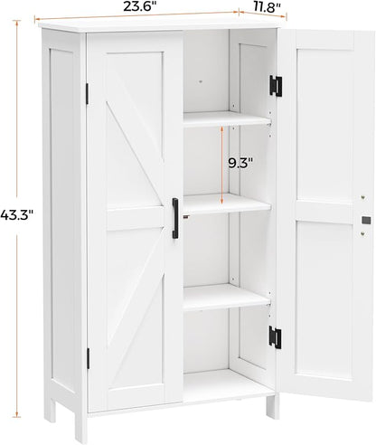 Homleke 43.3" H Farmhouse Bathroom Storage Cabinet - Image 3