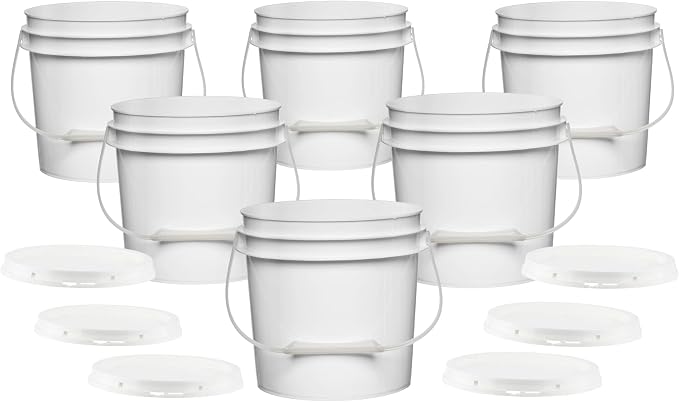 House Naturals 1 Gallon White Bucket - Image 4