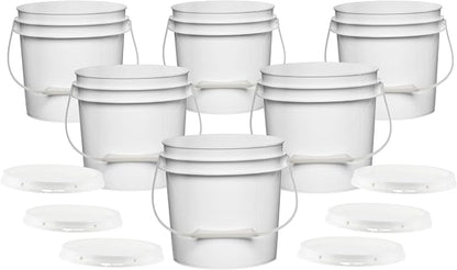 House Naturals 1 Gallon White Bucket - Image 4