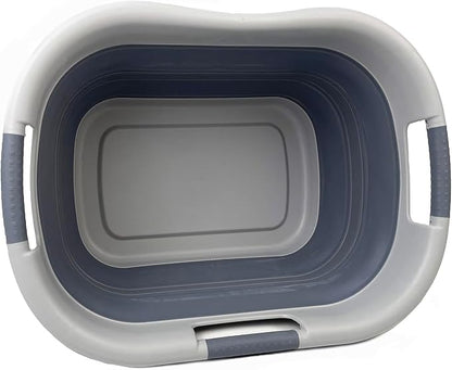 SAMMART 30L Collapsible Plastic Laundry Basket by SAMMART