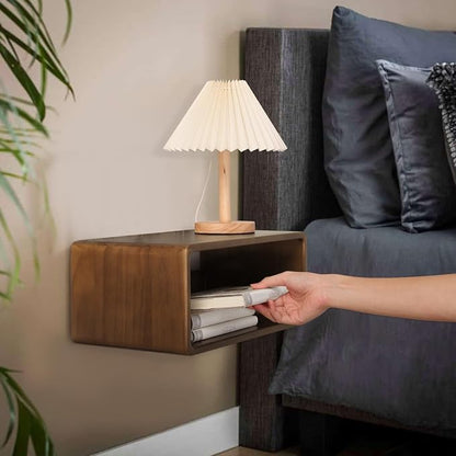Floating Nightstand, Wall Mounted Bedside Shelf, Handmade Bedroom Furniture - Image 4
