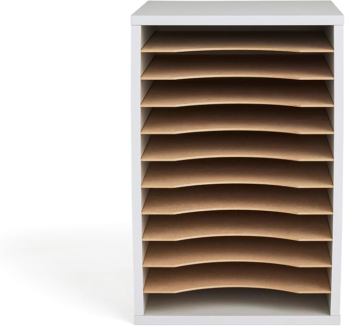 Safco Products Vertical Desktop Sorter, 11 Compartment - Image 4