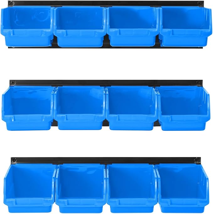 Ultrawall Wall Mounted Storage Bins, Plastic Hanging Storage Organizer Bins - Image 6