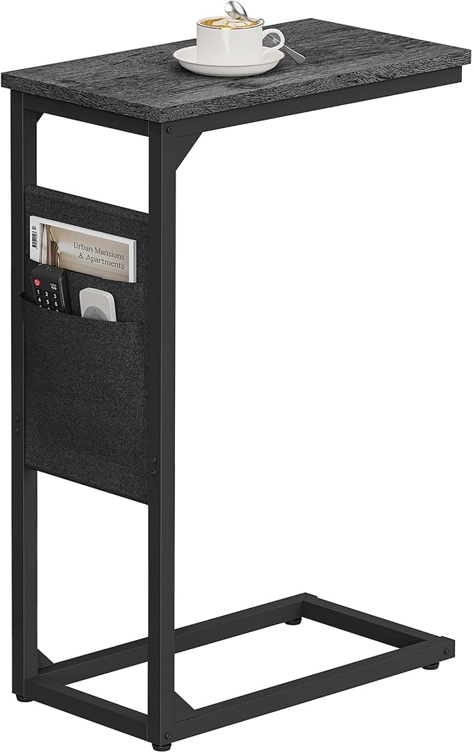 TUTOTAK C Shaped End Table, Side Table by ChoosetutotakFurnitureBuildYourCozyHome