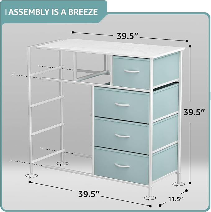 Sorbus Kids Dresser with 9 Drawers - Image 3