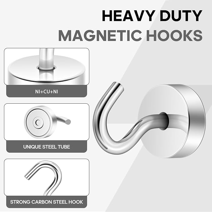Neosmuk Magnetic Hooks Steel Tube Design - Image 7
