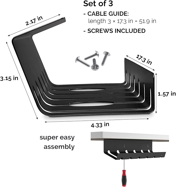 PAMO Cable Management Under Desk - Image 3