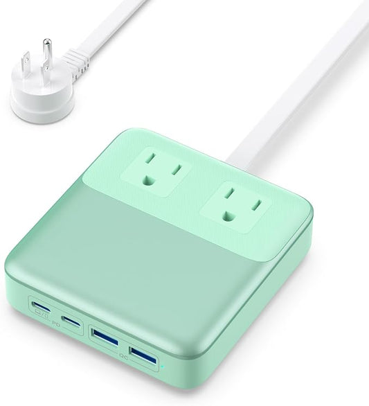 USB C Charger Block, 135W GaN IV Fast Charging Station Hub, 6-in-1 USB C Power by Feob
