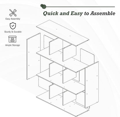 9-Cube Storage Organizer, Reversible Bookcase Shelf, Open Cube Bookshelf - Image 7