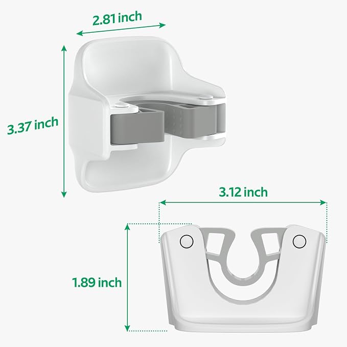 reliahom 3 Pack Broom Holder Wall Mount Mop Grippers No Drilling Self Adhesive - Image 4