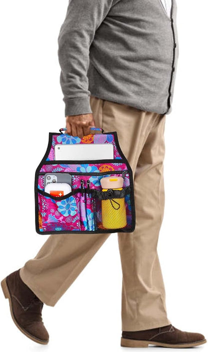supregear Side Walker Bag, Walker Accessories Bag w/Cup Holder, Folding Walker - Image 4