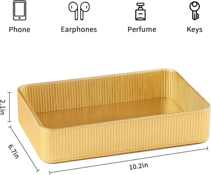 PU Leather Valet Tray Organizer, Modern Nightstand Organizer Bedside Desktop - Image 7