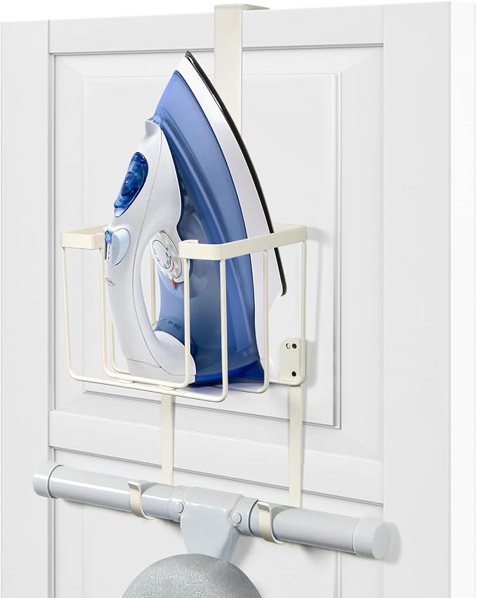 ORLESS Over The Door/Wall Mount Ironing Board Hanger, Laundry Room Iron and by Unknown