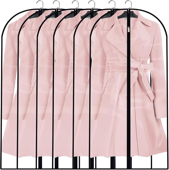 Clear Garment Bags Clothes Covers by HomeClean