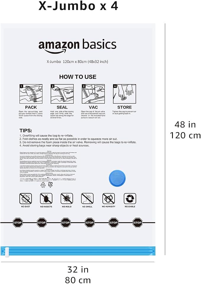 Amazon Basics Vacuum Storage Bags - Image 6