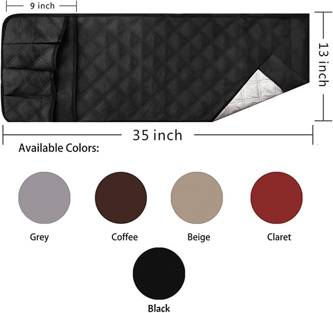 IPENNY Couch Sofa Armrest Organiser Chair TV Remote Holder Bed Storage Pocket - Image 5