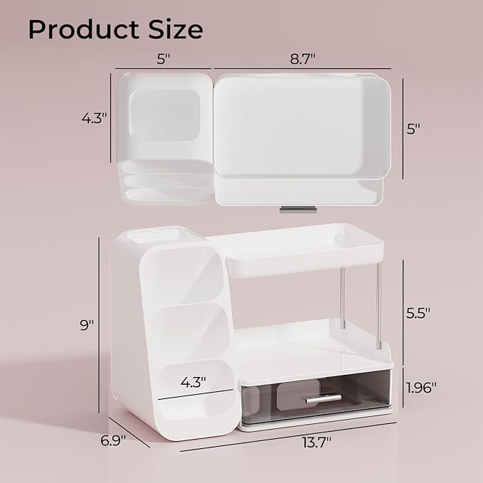 UFORU Makeup Organizer Countertop - Image 7