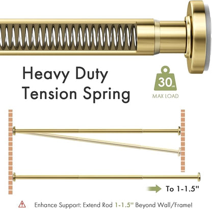AmazerBath Spring Tension Shower Curtain Rod, 31-75 Inches Heavy Duty Tension - Image 5