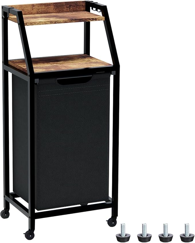 Laundry Hamper, Laundry Sorter, Rolling Laundry Basket by Timberer
