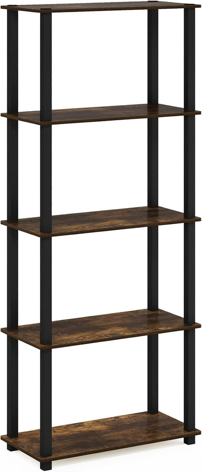 Furinno Turn-S-Tube 5-Tier Multipurpose Shelf Display Rack - Image 7
