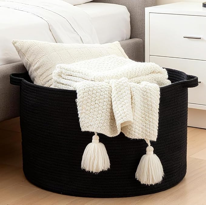 Luxury Little Extra Large Nursery Storage Basket, Blanket Basket by LuxuryLittle