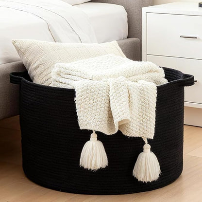Luxury Little Extra Large Nursery Storage Basket, Blanket Basket by LuxuryLittle