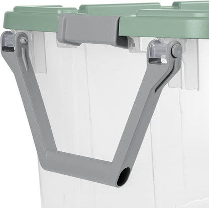 Extra Large Storage Bin, 40 Gallon Wheeled Plastic Storage Container - Image 8