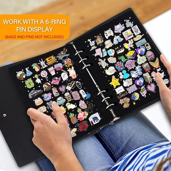A5 Enamel Pin Display Pages, Creative Pin Collection - Image 6