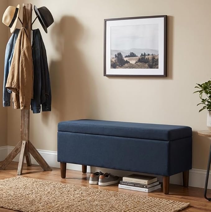 HomePop Malmo 36" Storage Bench - Image 2