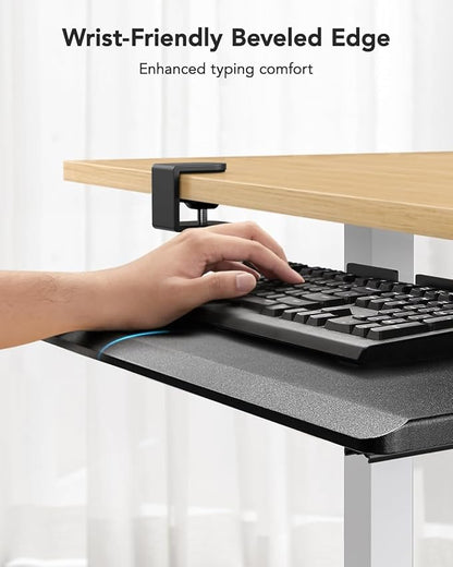 HUANUO Keyboard Tray Under Desk, Keyboard Holder - Image 8