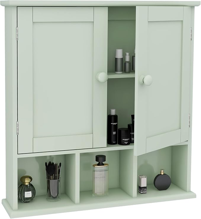 TaoHFE Green Medicine Cabinet, Bathroom Wall Cabinet by TAOHFE