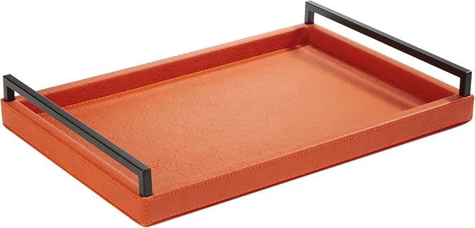 Sagala Orange Serving Tray by Unknown