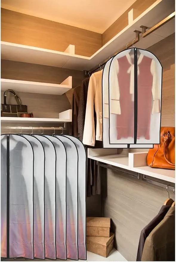 Dress Bags for Hanging Clothes12 PCS Transparent Waterproof Dustproof Bags for - Image 7