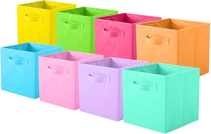 ShellKingdom Storage Bins, Foldable Fabric Storage Cubes And Cloth Storage by ShellKingdom