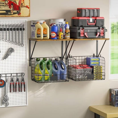 2 Pack Garage Shelves Wall Mounted - Image 4