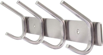 WEBI C-CBG04 Heavy Duty Stainless Steel 304 Hook Rail Coat Rack - Image 9