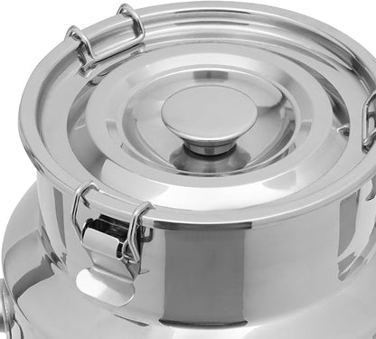 Milk Can Barrel Stainless Steel Beverage Drink Dispenser Large Capacity Storage - Image 9
