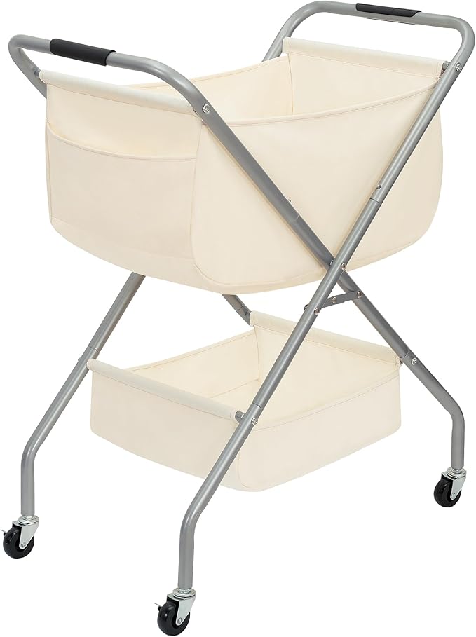 STORAGE MANIAC Collapsible Laundry Cart by STORAGEMANIAC