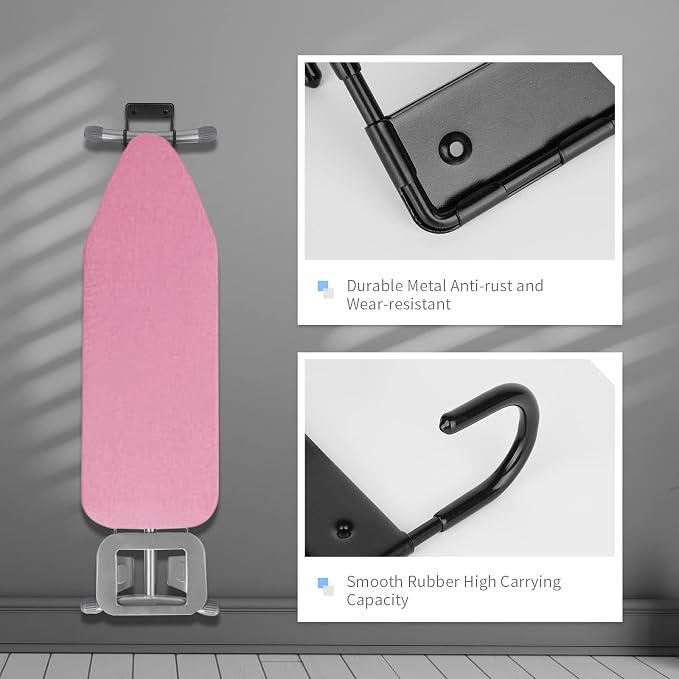 BiJun Ironing Board Holder Wall Mount, Ironing Board Hanger - Image 4