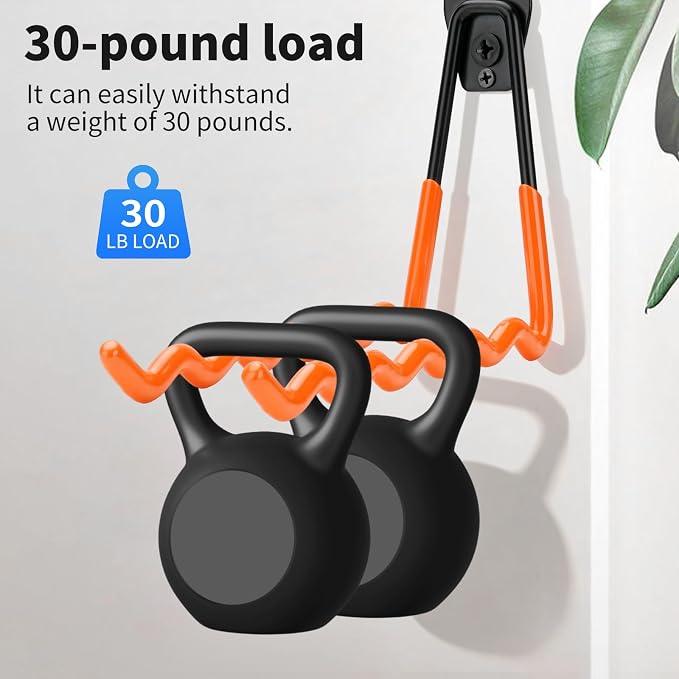Plus tard 2 Pcs Kayak Paddle Holder, Wall-Mounted Hook - Image 4