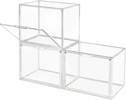Clear Stackable Plastic Storage Bins by HaveANiceDay