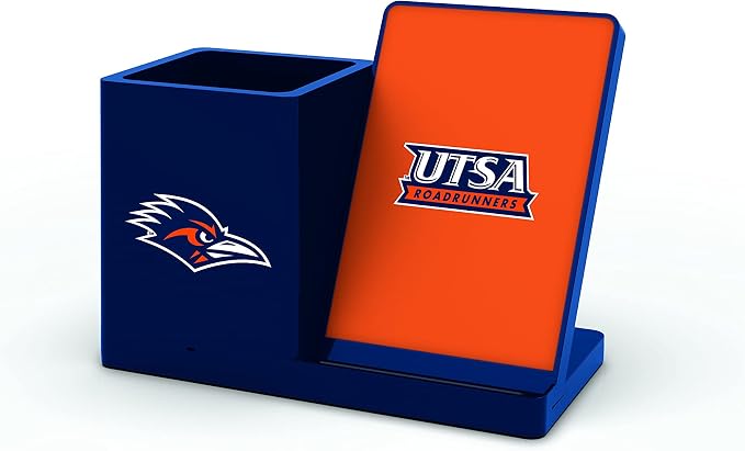 SOAR NCAA Unisex Cell Phone Wireless Charging Stand and Desktop Organizer by SOAR