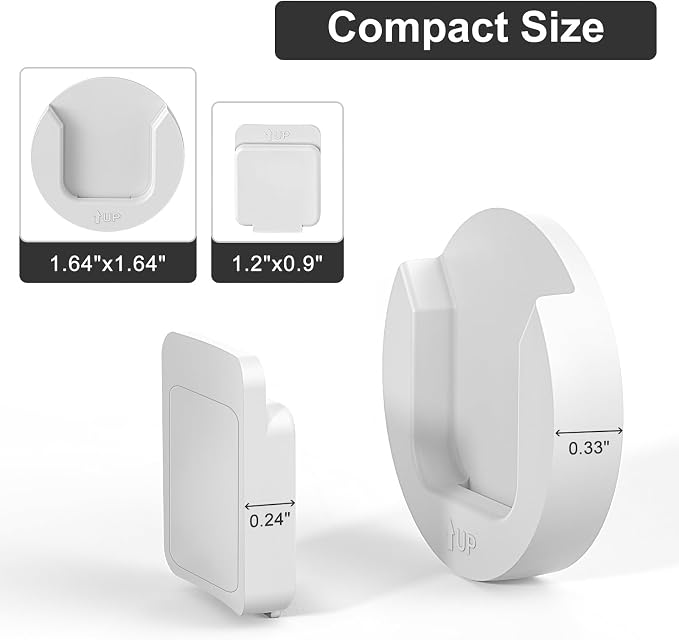 YYILIS Magnetic Remote Control Holder Wall Mount, 4 Pack Upgrade Remote Control - Image 4