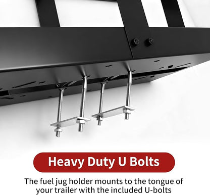 Upgrade Fuel Jug Holder, Fits Two 5 Gallon | Gas Can Holder - Image 6